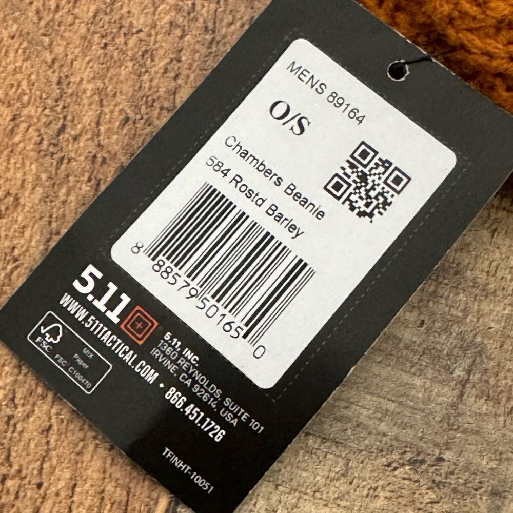 5.11 Chambers Beanie NWT Roasted Barley
New with tags - Picture 2 of 7